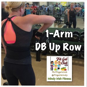 Weekly fave 1arm db up row