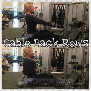 Weekly fave cable back rows